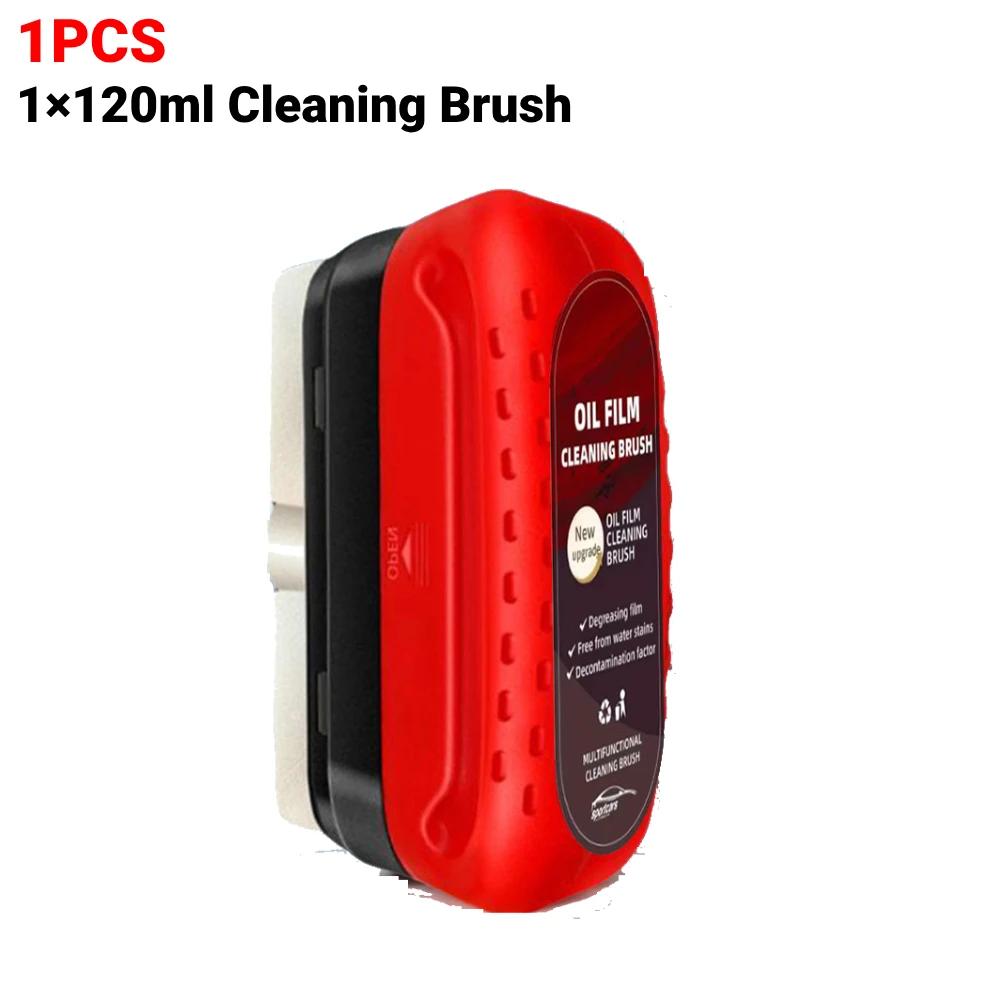 Car Windshield Cleaner Removes Dirt Oil Film Remover Car Glass Sponge Cleaning Brush Powerful Windshield Oil Film Stain Removal