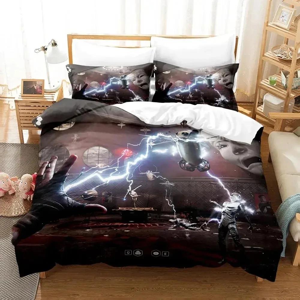 Game Atomic Heart Bedding Set Duvet Cover Bed Set Quilt Cover Pillowcase Comforter King Queen Size Boys Adult Bedding Set