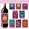 Decals Diwali Bottle Cultural Gala Event Decor Gift Wrapping Indian Festivals