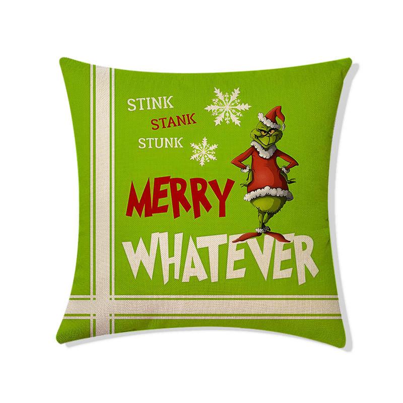 

Рождественская наволочка, Рождественское праздничное украшение, украшение для дома, наволочка 45x45см One Size