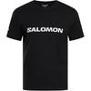 T Shirts Men's Pitch Black Men's C25266 Crew Neck Moderate Straight Fit C25266-