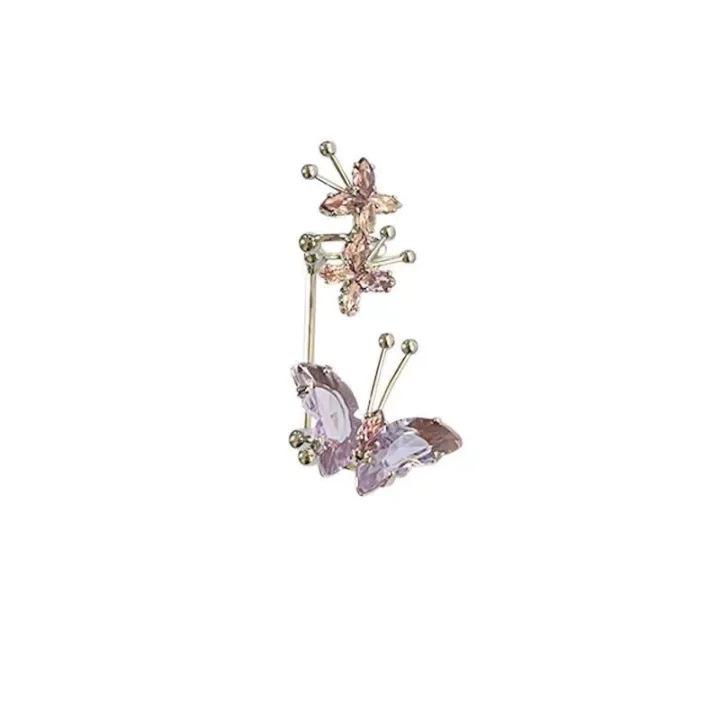 Zirconium Butterfly No-Piercing Ear Cuff – Exquisite Design, Light Luxury Earrings