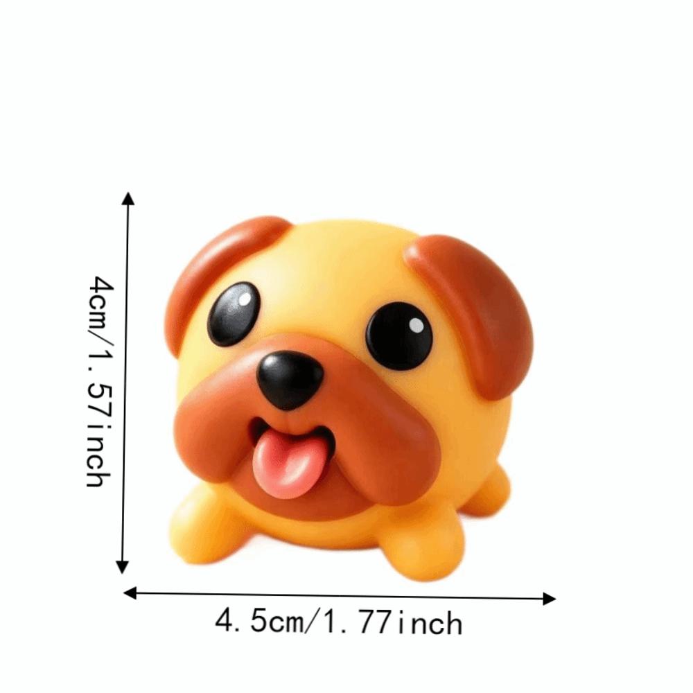 Vinyl Material Puppy Vinyl Ornament Out Its Tongue Pendant Decoration  Gift For Dog Lovers