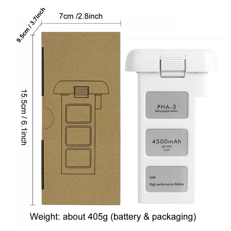 DJI Phantom 3 Drone Battery 4500mAh Replacement
