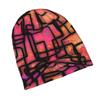 ZLIENSZUS Retro Knit Hat for Adults - Bright Retro Pattern Beanie with ZLIENSZUS, Suitable for Weekend Errands, Meetups & Everyday City Wear, Fashiona