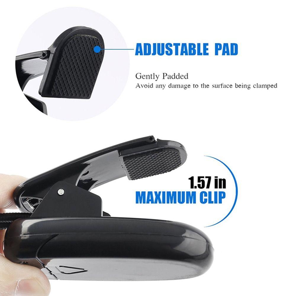 Clip Lamp Flexible With Clip 2/4/8 LEDs Light Music Score Light Reading Lights Music Stand Light