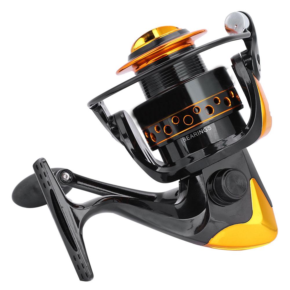 12+1BB Fishing Reel Foldable Arm Rocker Rear Drag Spool Fish Spinning Wheels AD8000