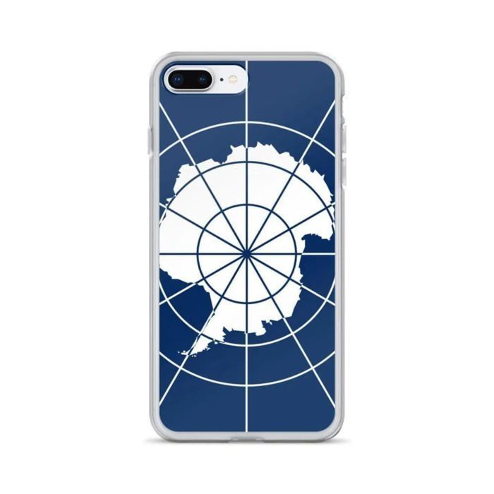 Coque Télephone Drapeau Antarctique officiel - iPhone 8 Plus