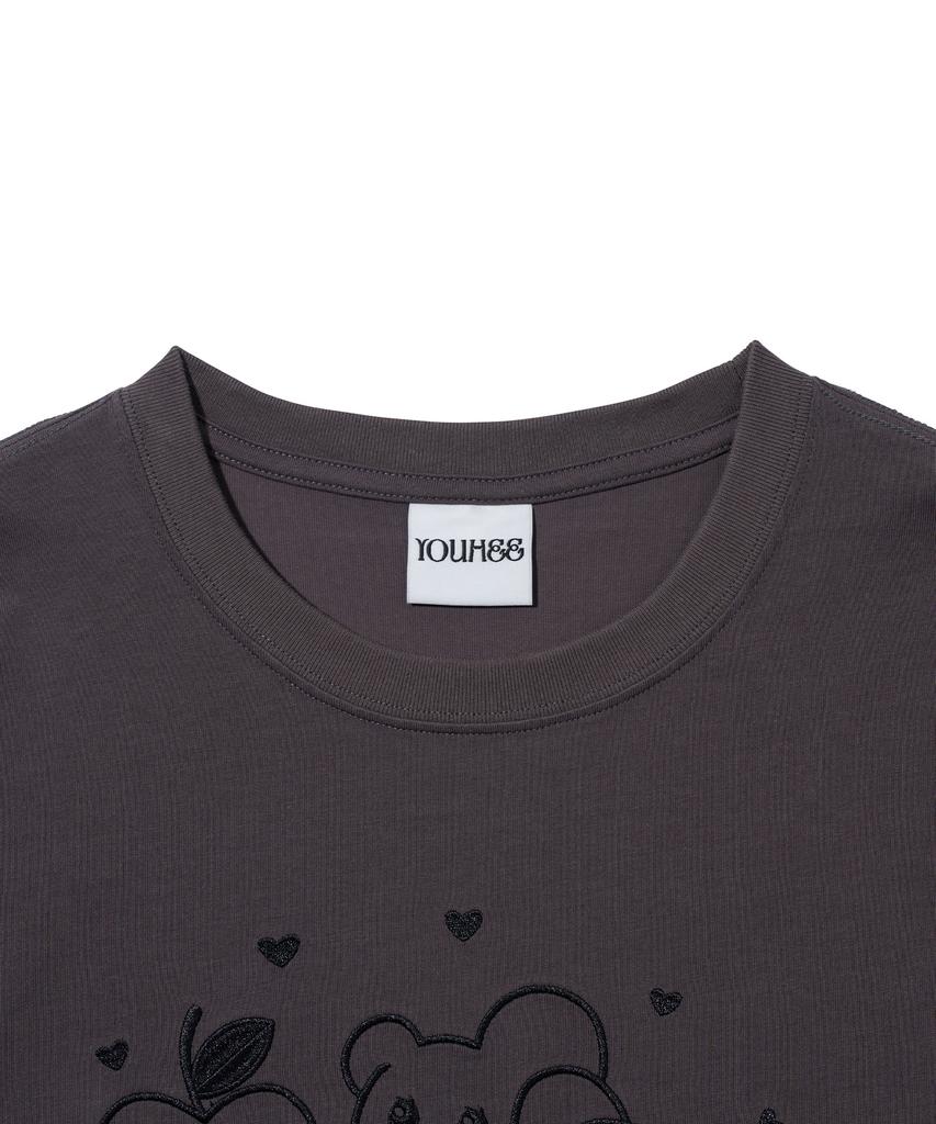 YOUHEE Youhee Club Graphic T-Shirts_Charcoal
