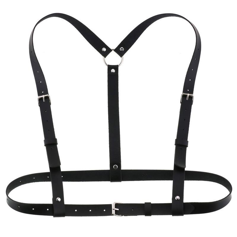 Women Sexy Garters faux Leather Women Body Bondage Cage Sculpting Harness Waist Belt Straps Suspenders Goth Harajuku Belt