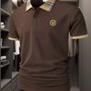 Men's Outdoor Golf T-Shirt, Simple and Stylish Polo Shirt, Business Casual POLO, Breathable Short-Sleeve Lapel Polo Apparel