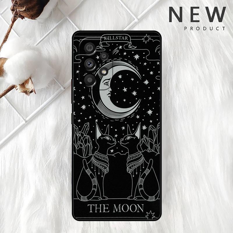 Moon Tarot Mystery Totem Case For Samsung Galaxy A54 A52 A14 5G A53 A12 A13 A71 A23 A34 A33 A21s Phone Cover