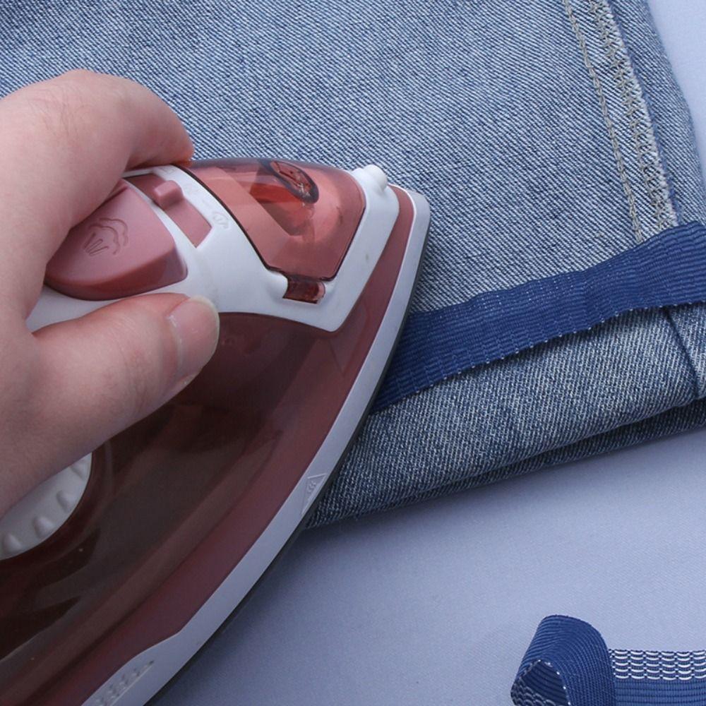 1-5m Iron On Hem Tape Washable Fabric Fusing Tape Multifunctional Trouser Edge Paste  Jeans Hemming