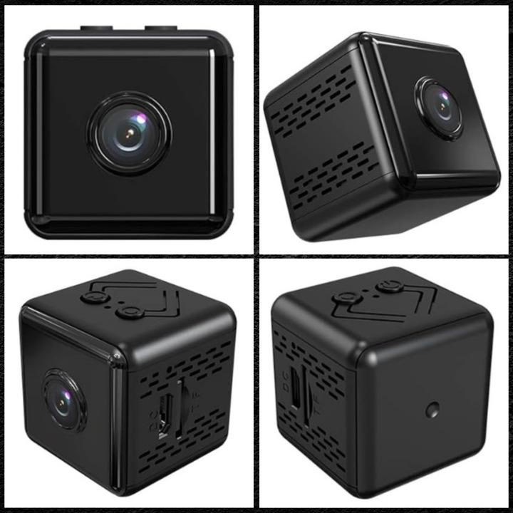 Mini Kamera Szpiegowska Smart Detekcja Ukryta Kamerka Mała Wifi 4K +Uchwyt