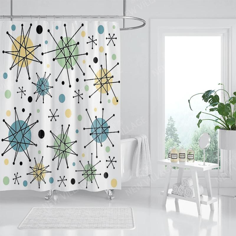 Waterproof Fabric Shower Curtains Bathroom Curtain Accessories Bath Curtain for Shower 180x200 240*200 Boho Decoration Abstract