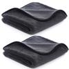 Chenyoung Car Wash Towel, Microfiber, Extra-Large Super Absorbent Drying Cloth, Single-Side Ultra Thick, 60x160cm 2-Pack for SUV/Window Wipe
