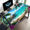 Extra Large Colorful Tropical Beach Scene Mouse Pad Soft  Durable Desk Mat Ideal for Office and Gaming Desks