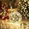 5M/10M/20M LED Copper Wire String Lights 8-mode USB Fairy Lights Garland Lamps for Festival Wedding Party Outdoor Christmas