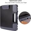 Clipboard with Storage Heavy Duty, Portable Clipboard Case with Handle, Plastic Storage Clipboard Box with Side-Opening, Clip Board for Letter/Legal