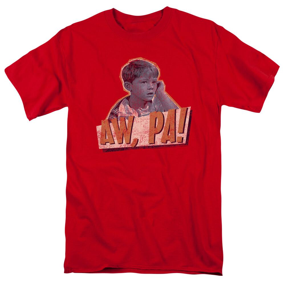 Andy Griffith Show Aw Pa T Shirt Mens Licensed Classic TV Mayberry Red XXXXL
