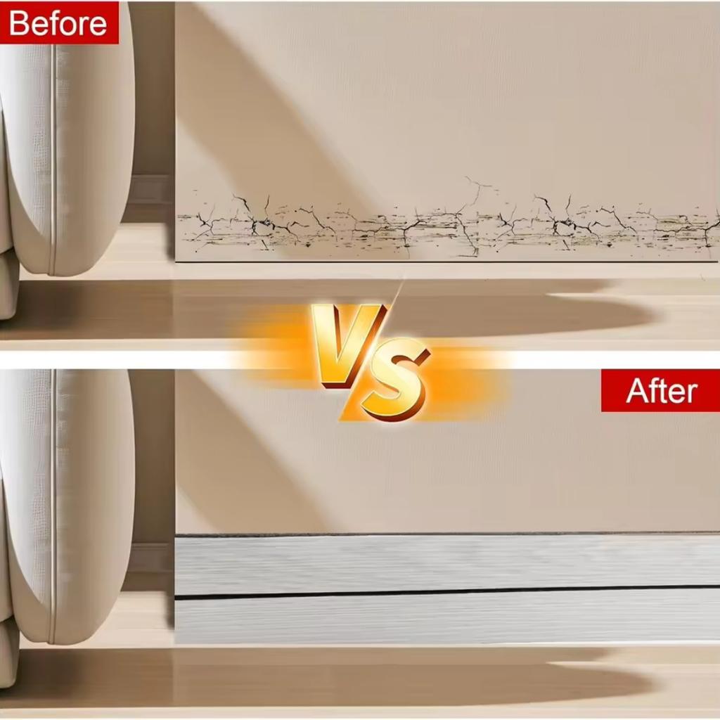 1pc self-adhesive corner tape strip wood grain transition strip, suitable for walls, door frames, easy to install