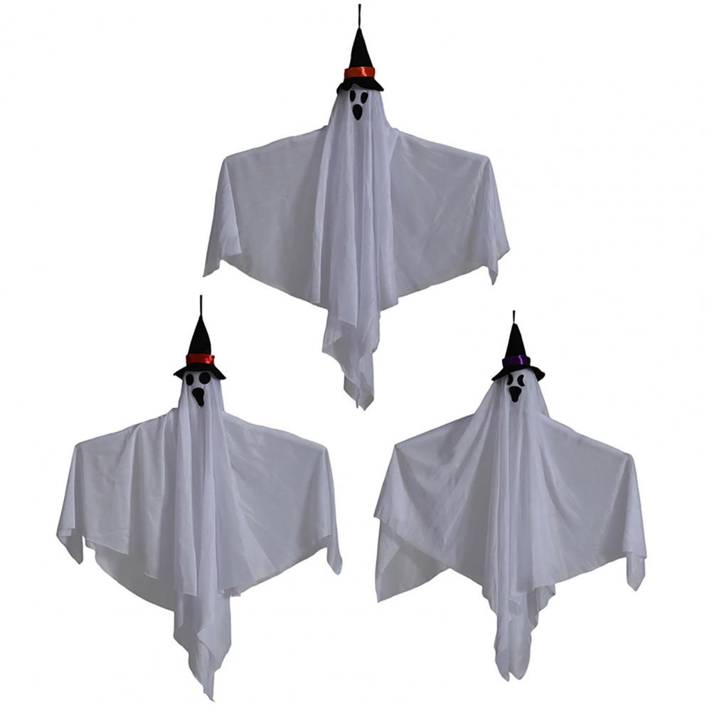 Hanging Ghost Ornament Secret Room Atmosphere Ornament Spooky Halloween Hanging Ghost Decoration for Haunted House for Porch