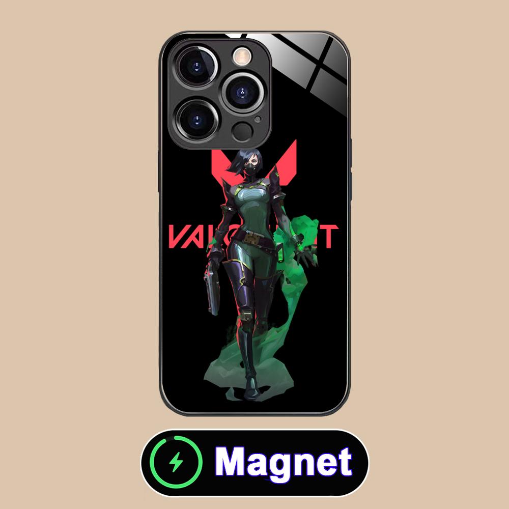 Valo Viper Phone Case for iPhone 17 16 15 14 13 12 11 Air Pro Max Plus Mini Glass MagSafe Cover