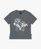 LMC Wm Sketch Doodle Cropped Tee Gray