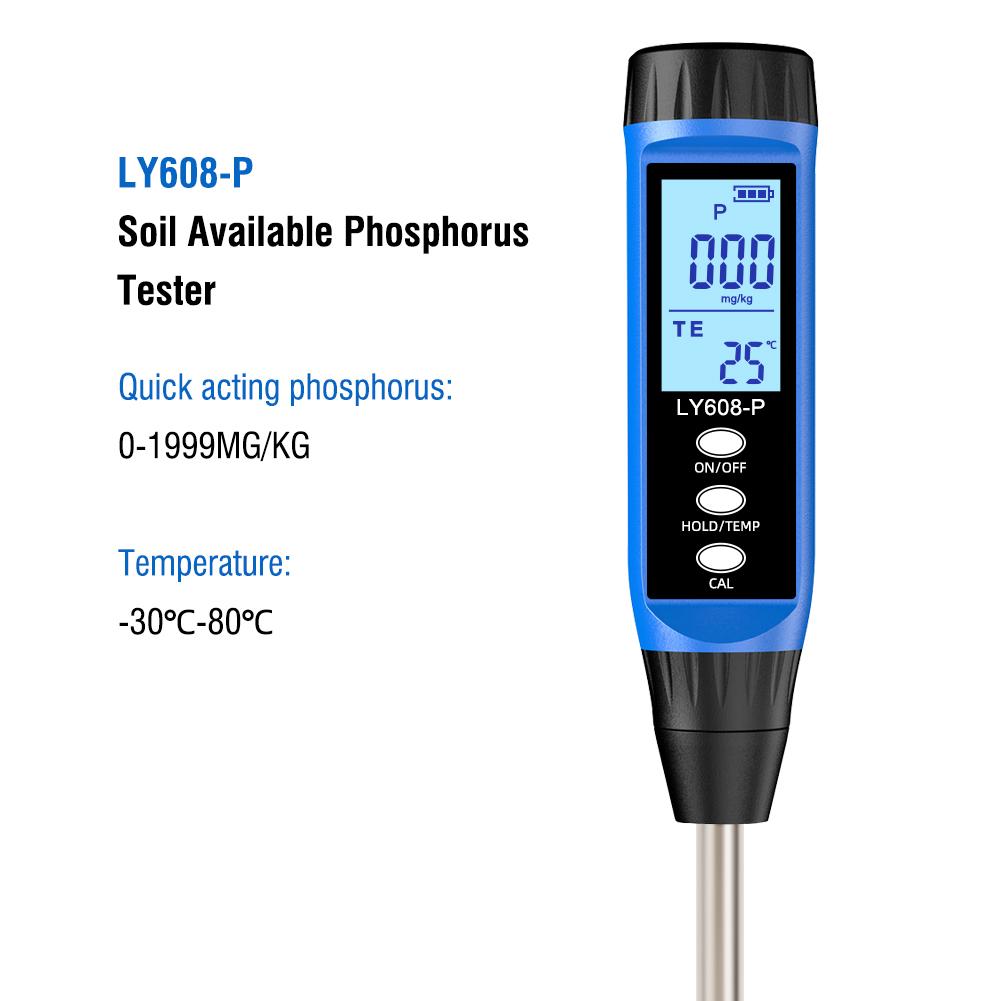 Professional Soil Nutrient Meter Quick-acting Nitrogen Analyzer Fertility Tester for Gardening Agriculture LED Soil Tester