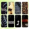 Nine Inch The Downward Spiral Phone Case For Samsung S 25,24,23,22,30,21,10,9,Ultra,Plus,Lite,FE,4,5G Black Soft Case