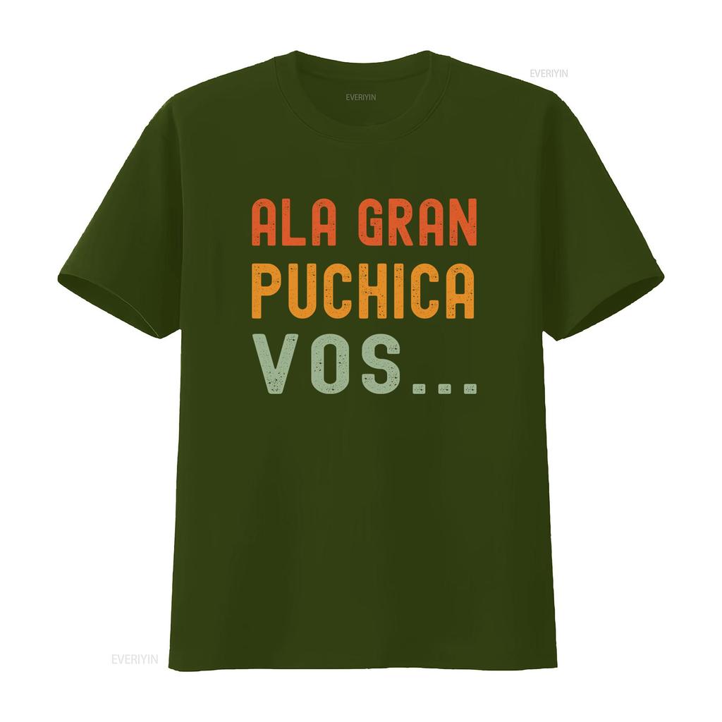 Ala Gran Puchica Vos T Shirt Stylish Guatemalan Guatemala Chapin Slang Print Vintage Washed Designer Clothes Comfortable