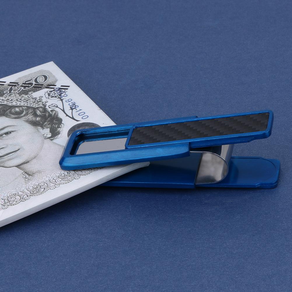 Portasoldi in Metallo Piccolo Portasoldi Portafoglio Multifunzione per Tasca Anteriore Clip Porta Carte di Credito per Padri Fidanzati