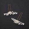 Bridal Hair Accessories Crystal Pearls Wedding Hair Clips Jewelry Handmade Crafts