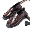 Business Casual Leather Shoes Men Shoes Retro Moccasins Men Flats Shoes