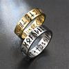 6MM Edelstahl Hohlring für Männer Frauen Mode Hohlrunen Design Finger Anillo Antiestres Angstringe