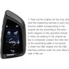 Aramox Smart Remote Car Key LCD Screen 5.0 Anti Key Loss Keyless Entry Auto Lock Remote Control Key Fob for One Click Start Car (Black)