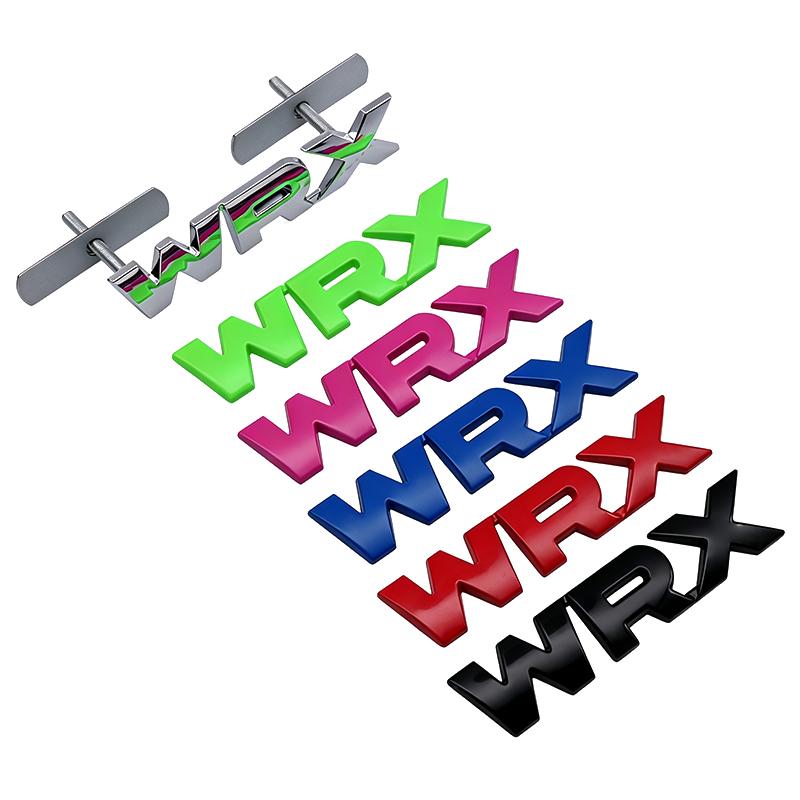 3D Car Front Grille Emblem High Quality Durable Auto Modification Sticker for WRX XV STI Outback Legacy Forester Impreza