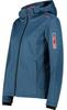 CMP Softshell Jacket Zip Hood Women (39A5006M) Lake Melange