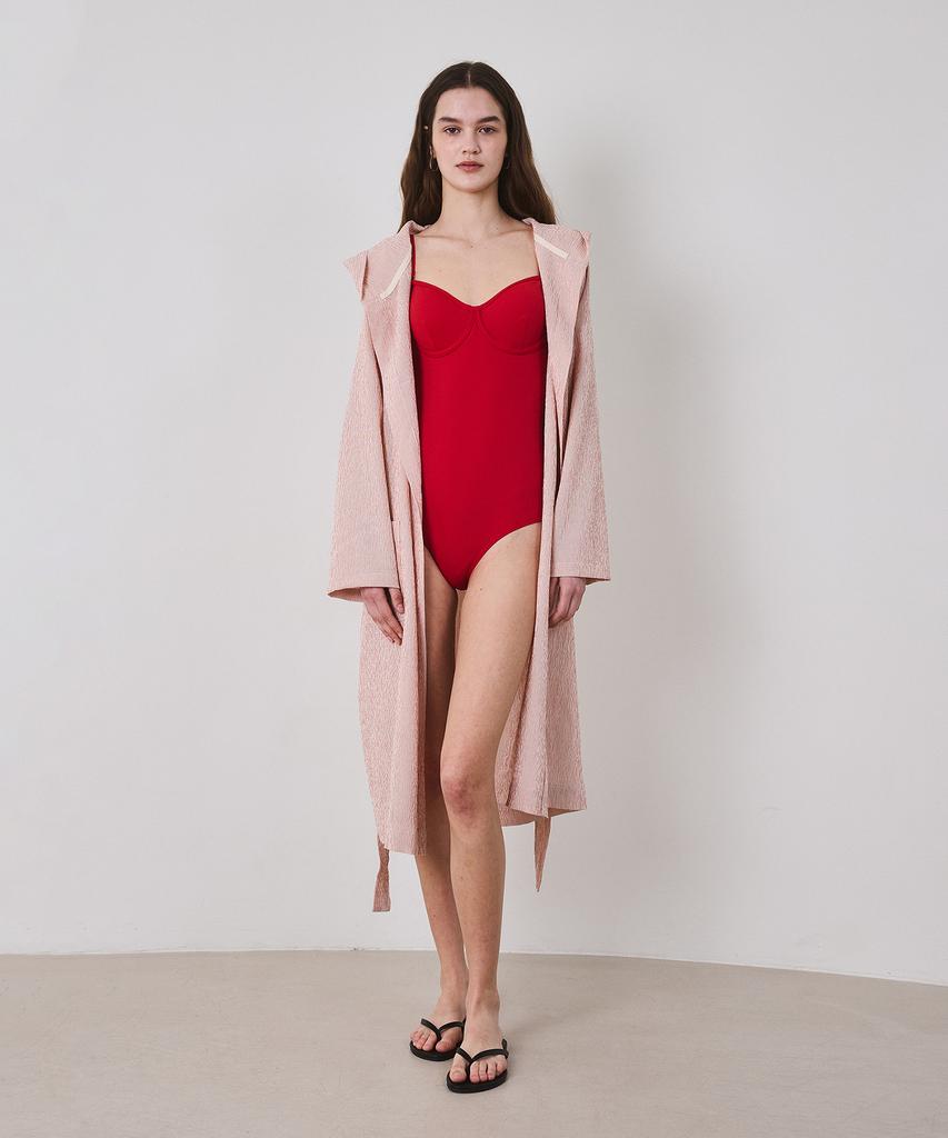 Atempo Beach Stripe Robe_Red (Women)