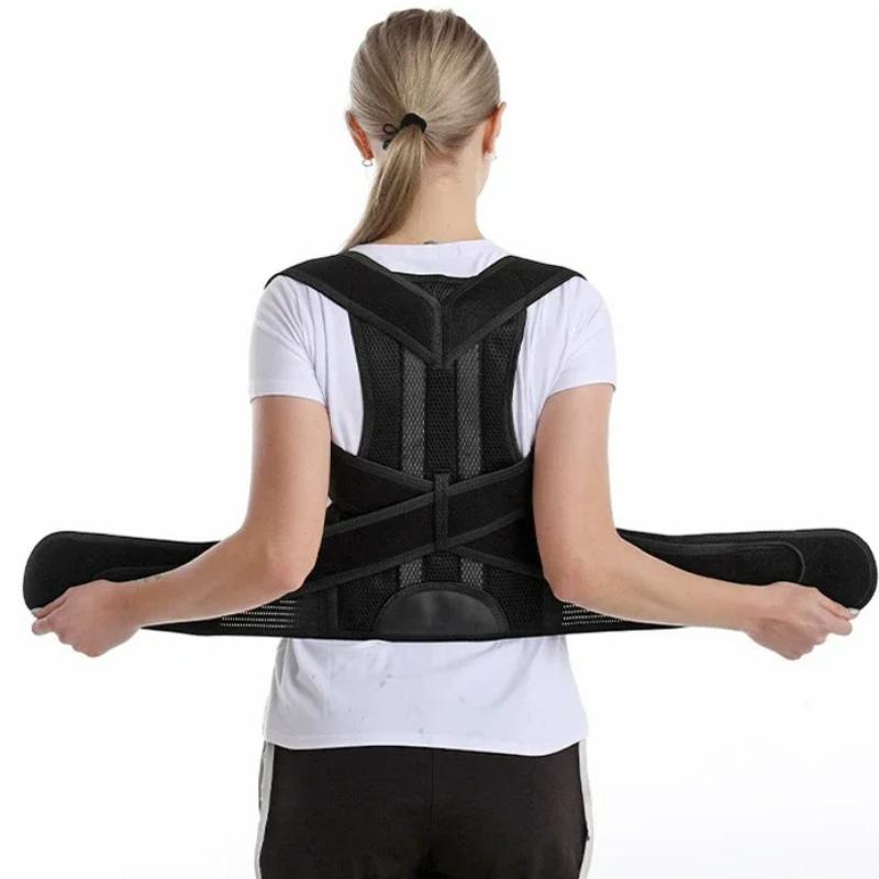 Pas Podtrzymujący Prostownik Kręgosłupa XS-4XL Rozmiar Plus Orteza Korekcyjna Postawy Pleców Kręgosłup Lędźwiowy Skolioza Korekcyjny Pas Ortopedyczny dla Mężczyzn Kobiet