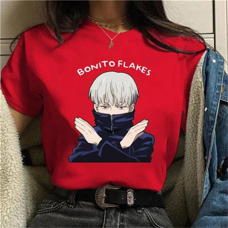 2024 New T-Shirt Funny Inumaki Toge Graphic Print Short Sleeve Fashion Anime Round Neck Summer T-Shirt
