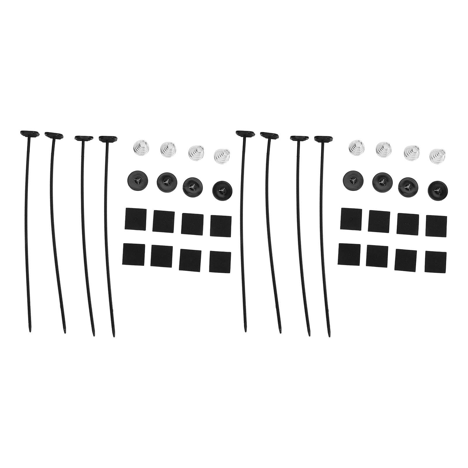 

2 Комплекта для крепления вентилятора Комплект для крепления вентилятора через радиатор для электрического охлаждающего вентилятора и вентилятора радиатора кулера