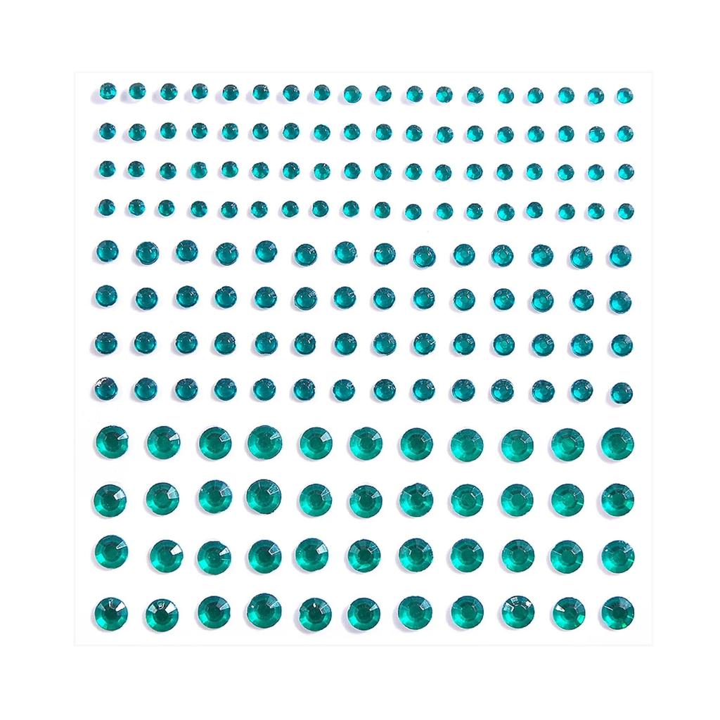 Color Acrylic Rhinestones Sticker for Eyes DIY Party Face Forehead Eyse Makeup Crystal Self-adhesive Tattoo Sticker Nail Sticker