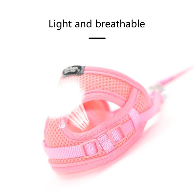 Dogs Chest and Back Traction Rope Breathable Dogs Cat Large Size Dogs Walking Dogs Rope Kitten Chest Strap Dogs Rope
