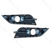 Car Front Bumper Fog Lamp Foglight Trim Cover Frame Bezel Cap Hood Lid Chrome For Renault Koleos 2017 2018