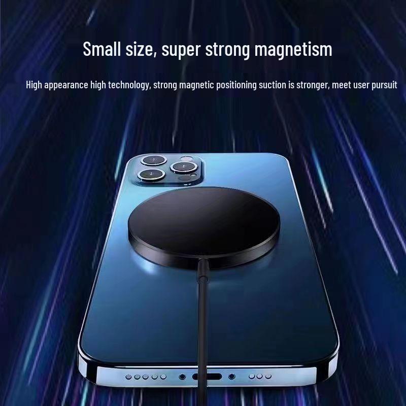 Magnetic 50W Wireless Charger for Apple, Huawei, Samsung, and Android Devices