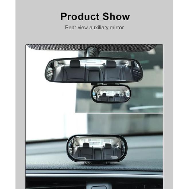 For Parking Auxiliary Car 360° Adjustable Wide Angle Side Blind Spot Rear Mirror