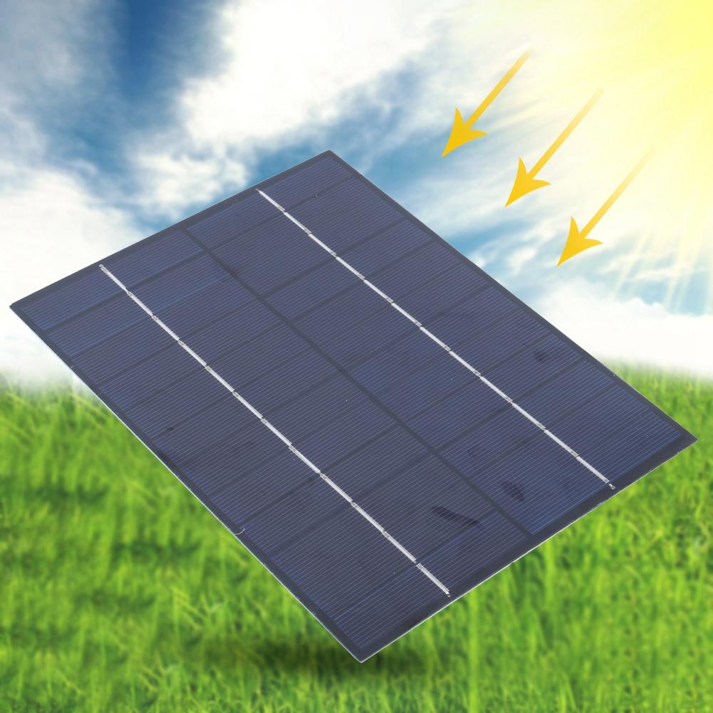 5.5W 12V Polycrystalline Silicon Solar System Panel 5521DC Output Special Board  Charger