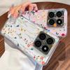 Small Flowers Pattern Case For Xiaomi Redmi Note 15 Pro 4G Funda Redmi Note 14 13 Pro 5G Clear TPU Silicone Soft Cover