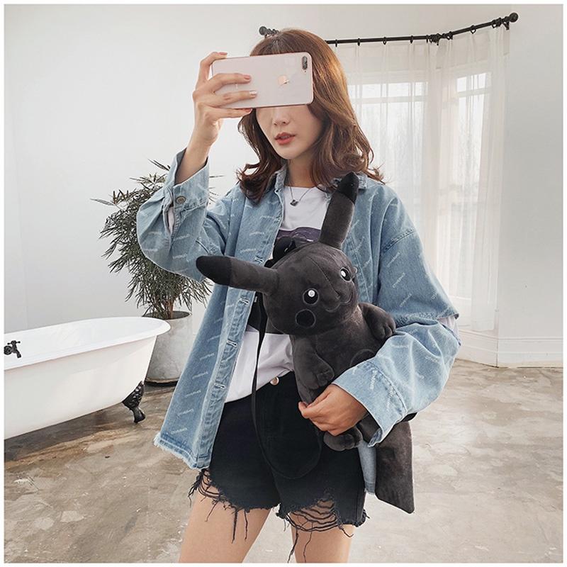 Cute Cartoon Pikachu Plush Backpack For Students
